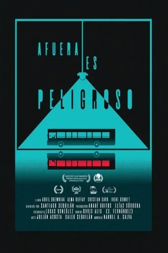 Póster de Afuera es peligroso