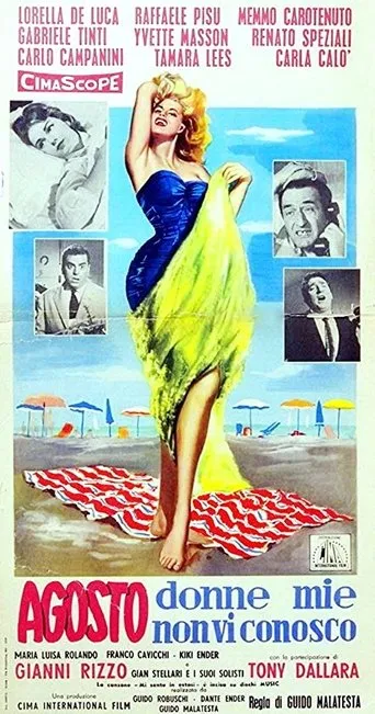 Póster de Agosto, donne mie non vi conosco