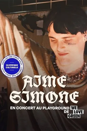 Póster de Aime Simone en concert au Playground de We Love Green 2023