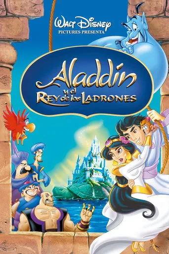 Póster de Aladdin y el rey de los ladrones (1996) con Scott Weinger como Aladdin (voice)