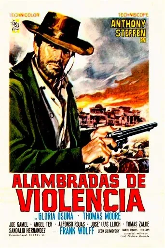 Póster de Alambradas de violencia (1966) con Ángel Ter como il giudice