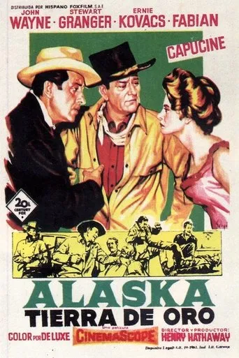 Póster de Alaska, tierra de oro (1960) con Mickey Shaughnessy como Peter Boggs