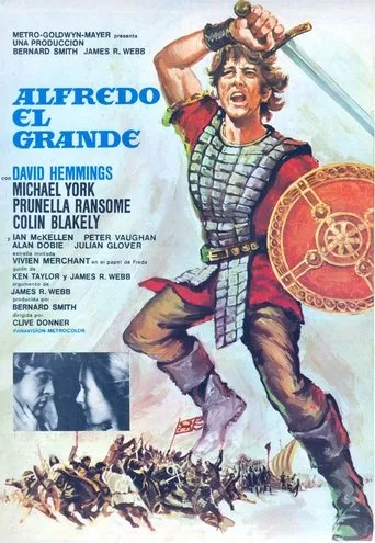Póster de Alfredo el Grande (1969) con David Hemmings como Alfred