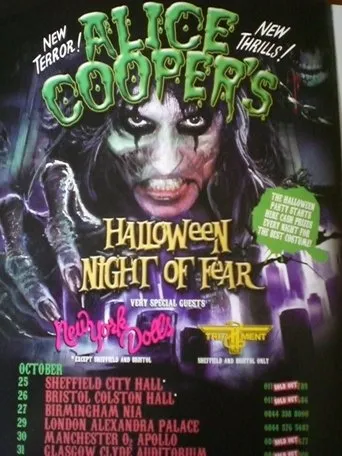 Póster de Alice Cooper: Halloween Night of Fear