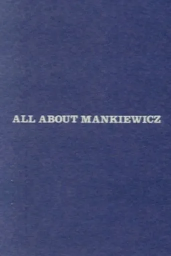Póster de All About Mankiewicz