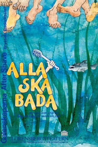 Póster de Alla ska bada