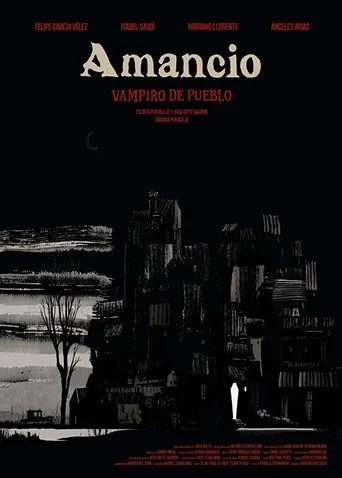 Póster de Amancio, vampiro de pueblo