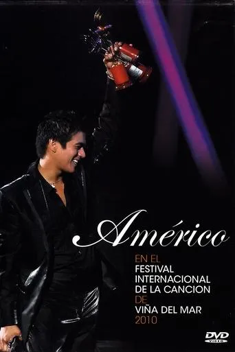 Póster de Américo en el Festival Internacional de la Canción de Viña del Mar 2010