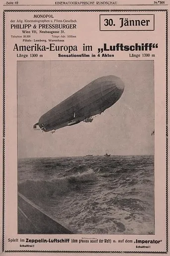 Póster de Amerika - Europa im Luftschiff