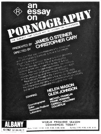 Póster de An Essay on Pornography