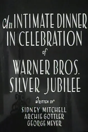 Póster de An Intimate Dinner in Celebration of Warner Bros. Silver Jubilee