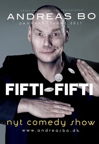Póster de Andreas Bo: Fifti-Fifti