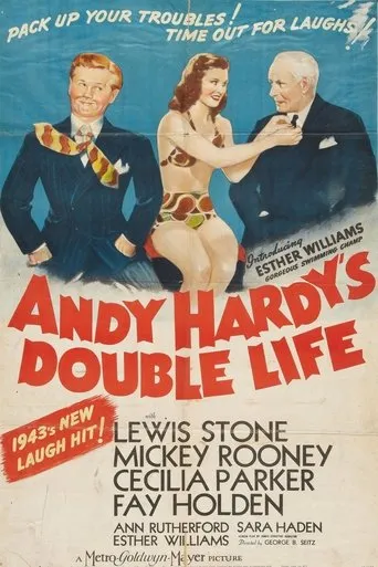 Póster de Andy Hardy's Double Life