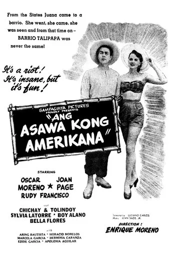 Póster de Ang Asawa Kong Americana