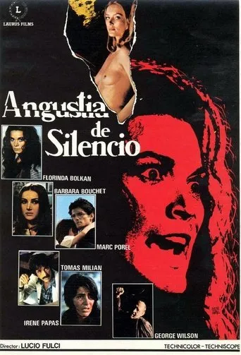 Póster de Angustia de silencio (1972) con Virgilio Gazzolo como Police Commissioner
