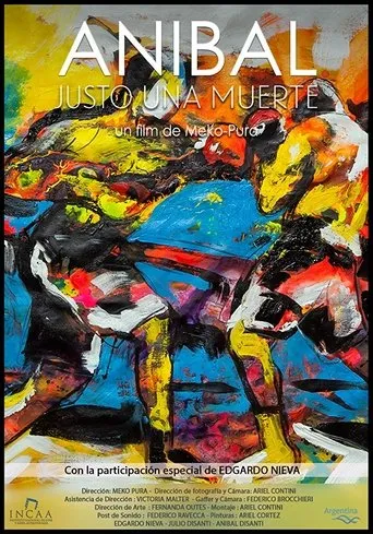 Póster de Aníbal, justo una muerte