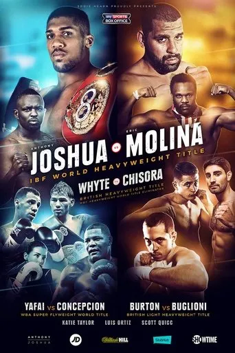 Póster de Anthony Joshua vs. Eric Molina