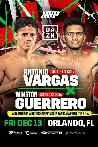 Póster de Antonio Vargas vs. Winston Guerrero