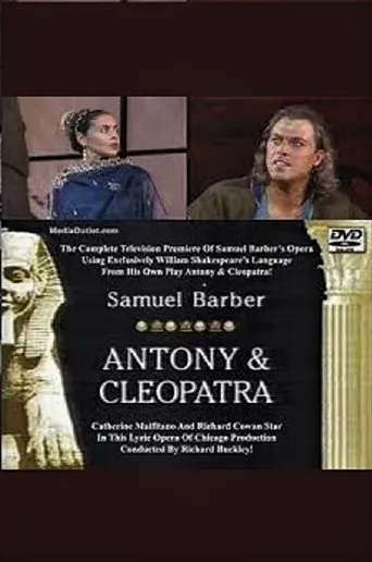 Póster de Antony & Cleopatra - Lyric Opera of Chicago