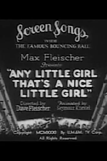 Póster de Any Little Girl That's a Nice Little Girl