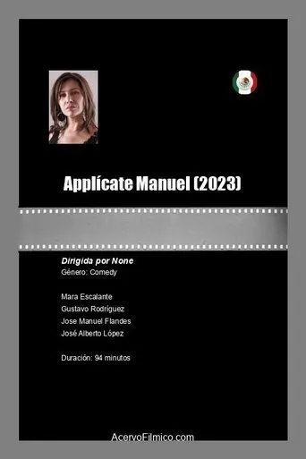 Póster de Aplícate Manuel