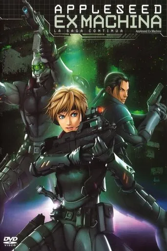 Póster de Appleseed Ex Machina (2007) con Koichi Yamadera como Brialeos Hecatombcales (voice)