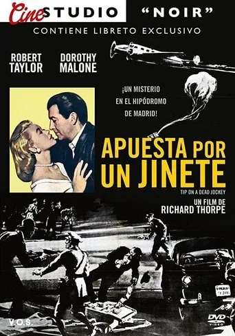 Póster de Apuesta por un jinete (1957) con Joyce Jameson como Sue Fan Finley