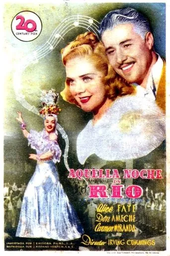 Póster de Aquella noche en Río