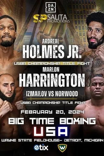 Póster de Ardreal Holmes Jr vs. Marlon Harrington