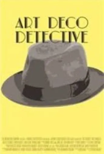 Póster de Art Deco Detective