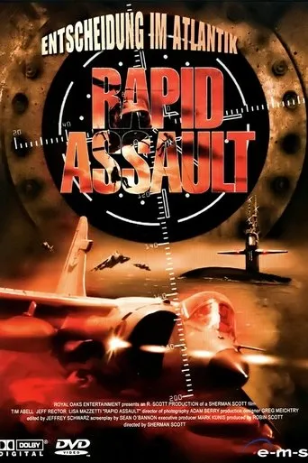 Póster de Asalto submarino (1997) con Jeff Rector como David Phillips