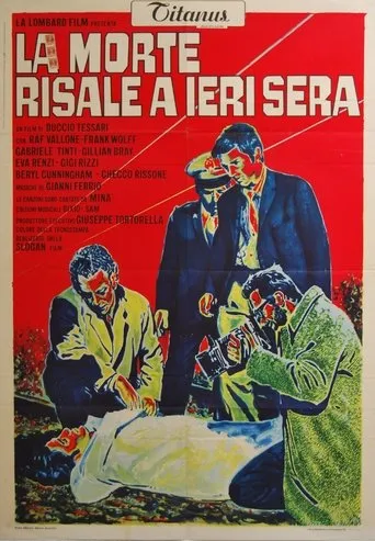 Póster de Asesinada ayer (1970) con Checco Rissone como Ing. Salvarsanti