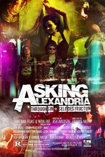 Póster de Asking Alexandria | Through Sin + Self Destruction
