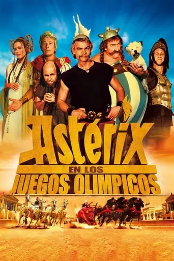 Póster de Astérix en los Juegos Olímpicos (2008) con Nathan Jones como Humungus