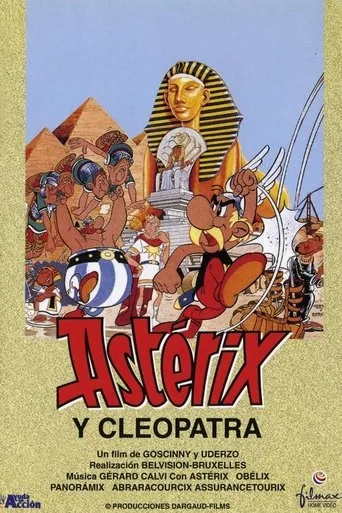 Póster de Astérix y Cleopatra (1968) con Olivier Hussenot como Voix additionnelles (voice)