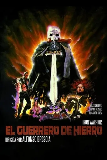 Póster de Ator: El guerrero de hierro (1987) con Miles O'Keeffe como Ator