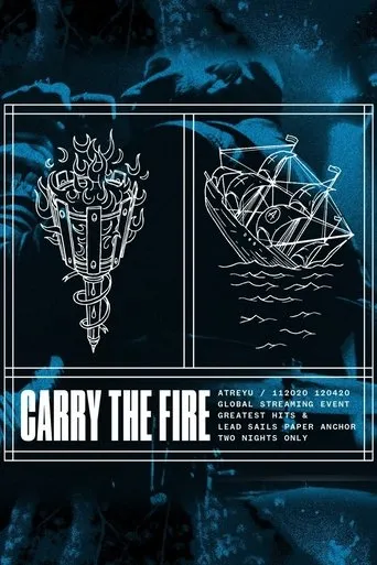 Póster de Atreyu - Carry the Fire: Lead Sails Paper Anchor