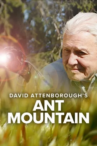 Póster de Attenborough y la montaña de las hormigas