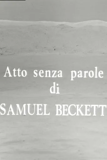 Póster de Atto senza parole