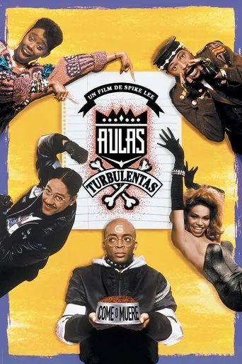 Póster de Aulas turbulentas (1988) con Kadeem Hardison como Edge