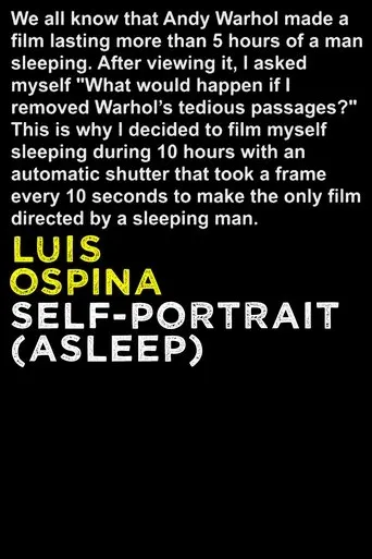 Póster de Autorretrato (Dormido)