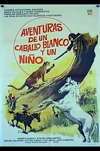 Póster de Aventuras de un caballo blanco y un niño