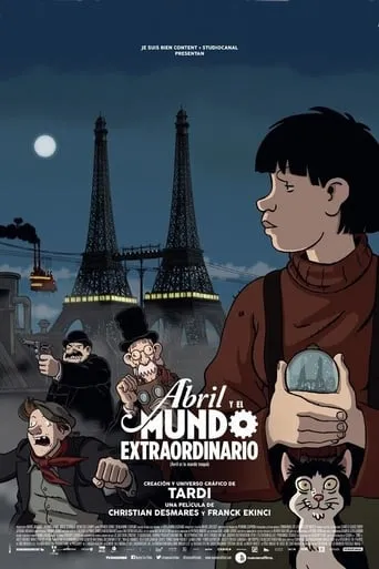 Póster de Avril y el mundo alterado (2015) con Philippe Katerine como Darwin (voice)