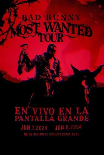 Póster de Bad Bunny: Most Wanted Tour