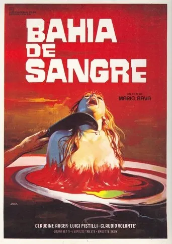 Póster de Bahía de sangre (1971) con Brigitte Skay como Louise / Brunhilde