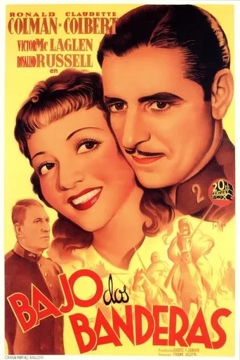 Póster de Bajo dos banderas (1936) con Gregory Ratoff como Ivan