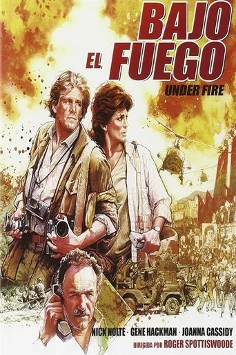 Póster de Bajo el fuego