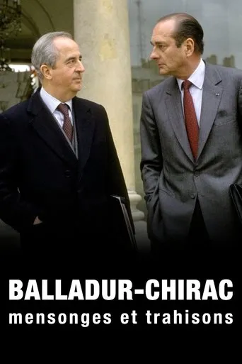 Póster de Balladur-Chirac, mensonges et trahisons