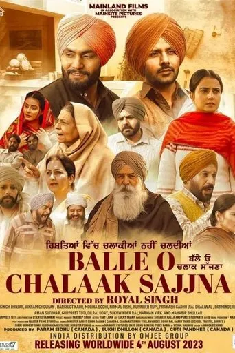Póster de Balle O Chalaak Sajjna