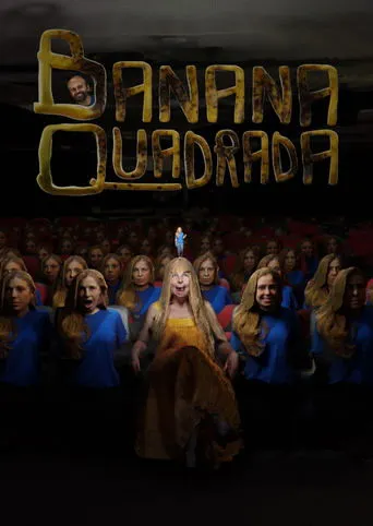 Póster de banana quadrada